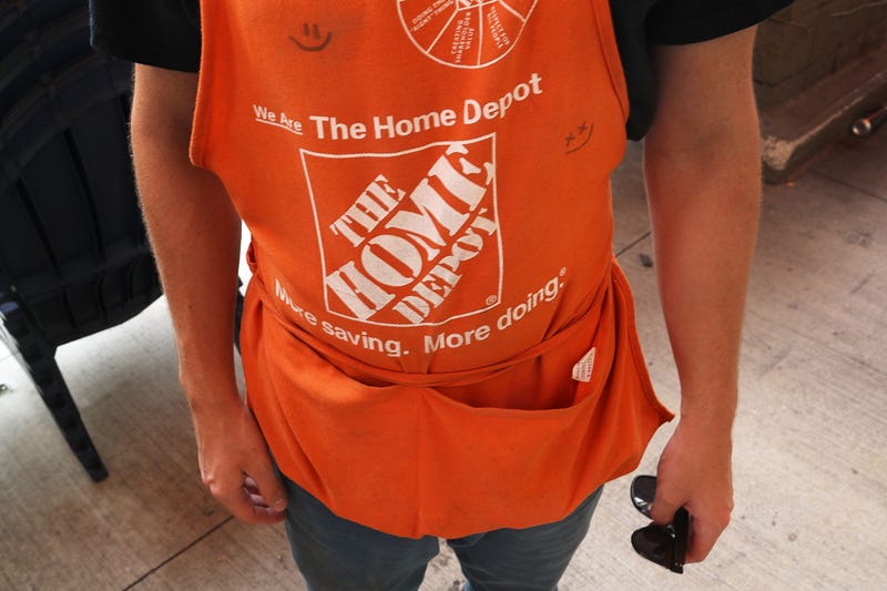 A Home Depot worker.