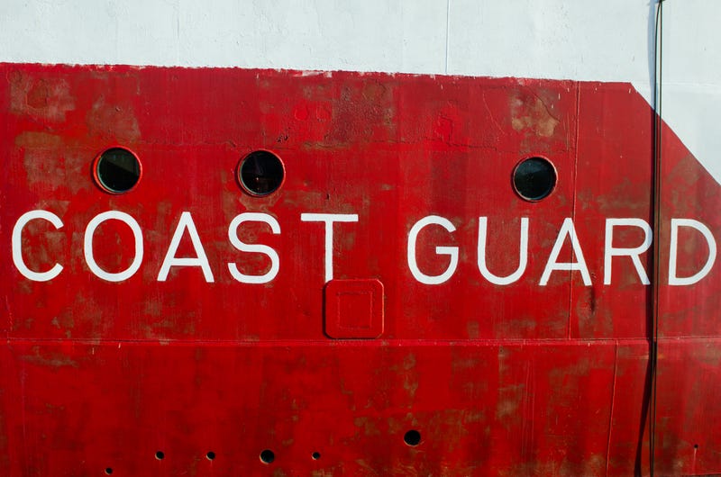 Hull of USCG ship