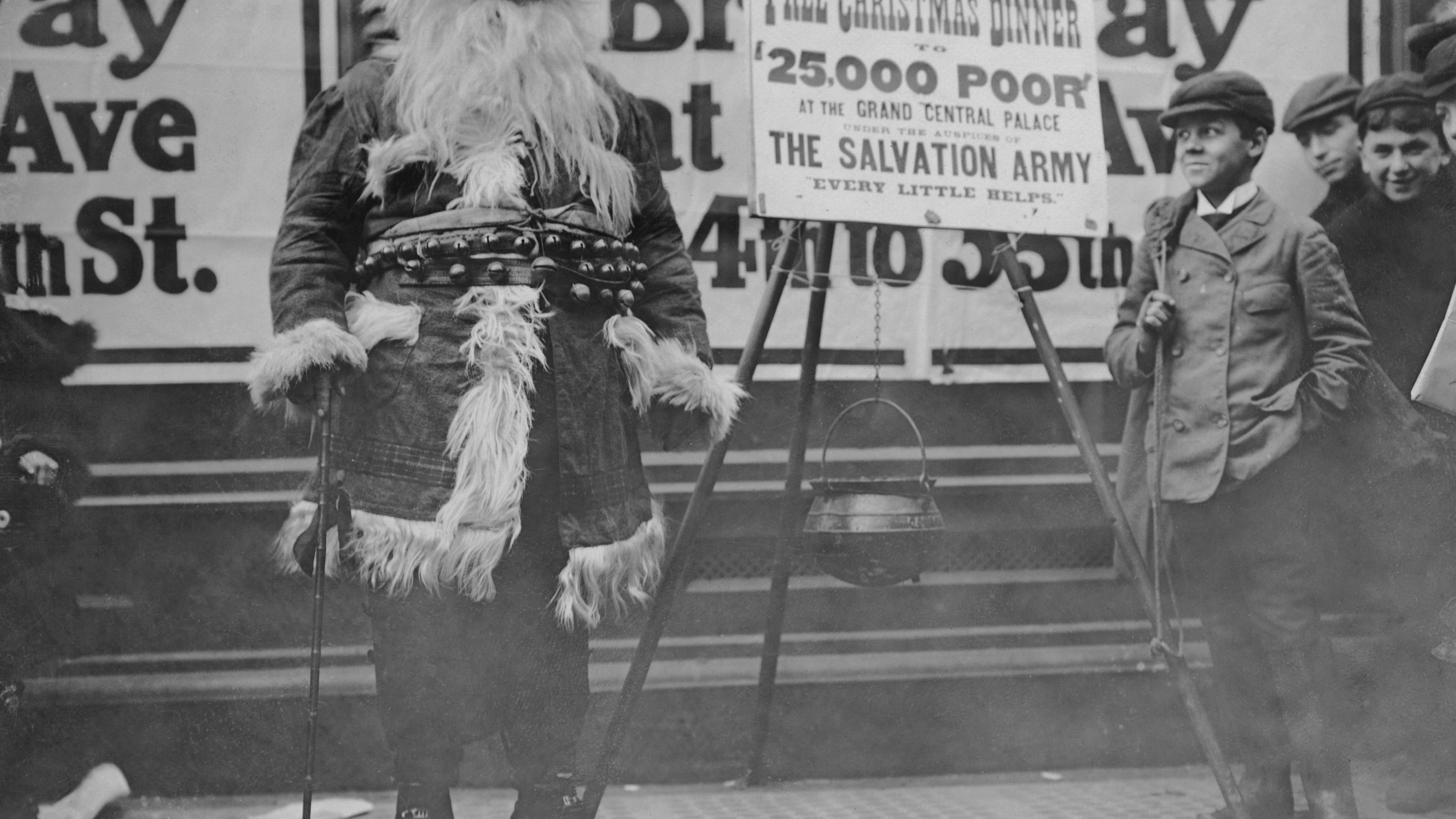 Christmas in New York City in 1945, at war's end