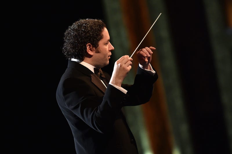 Conductor Gustavo Dudamel performs onstage during American Film Institutes 44th Life Achievement Award Gala Tribute show to John Williams at Dolby Theatre on June 9, 2016 in Hollywood, California.