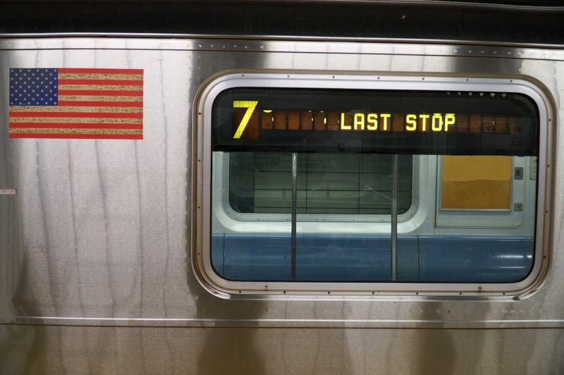 An MTA train operator was bashed with a cardboard box for waking a sleeping man at the Flushing 7 train station