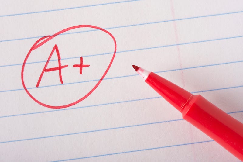 grade on paper