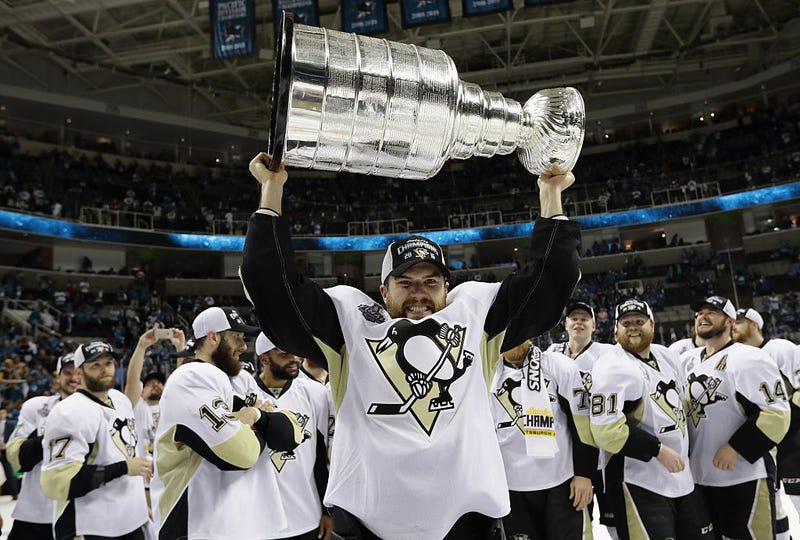 Ben Lovejoy with Stanley Cup
