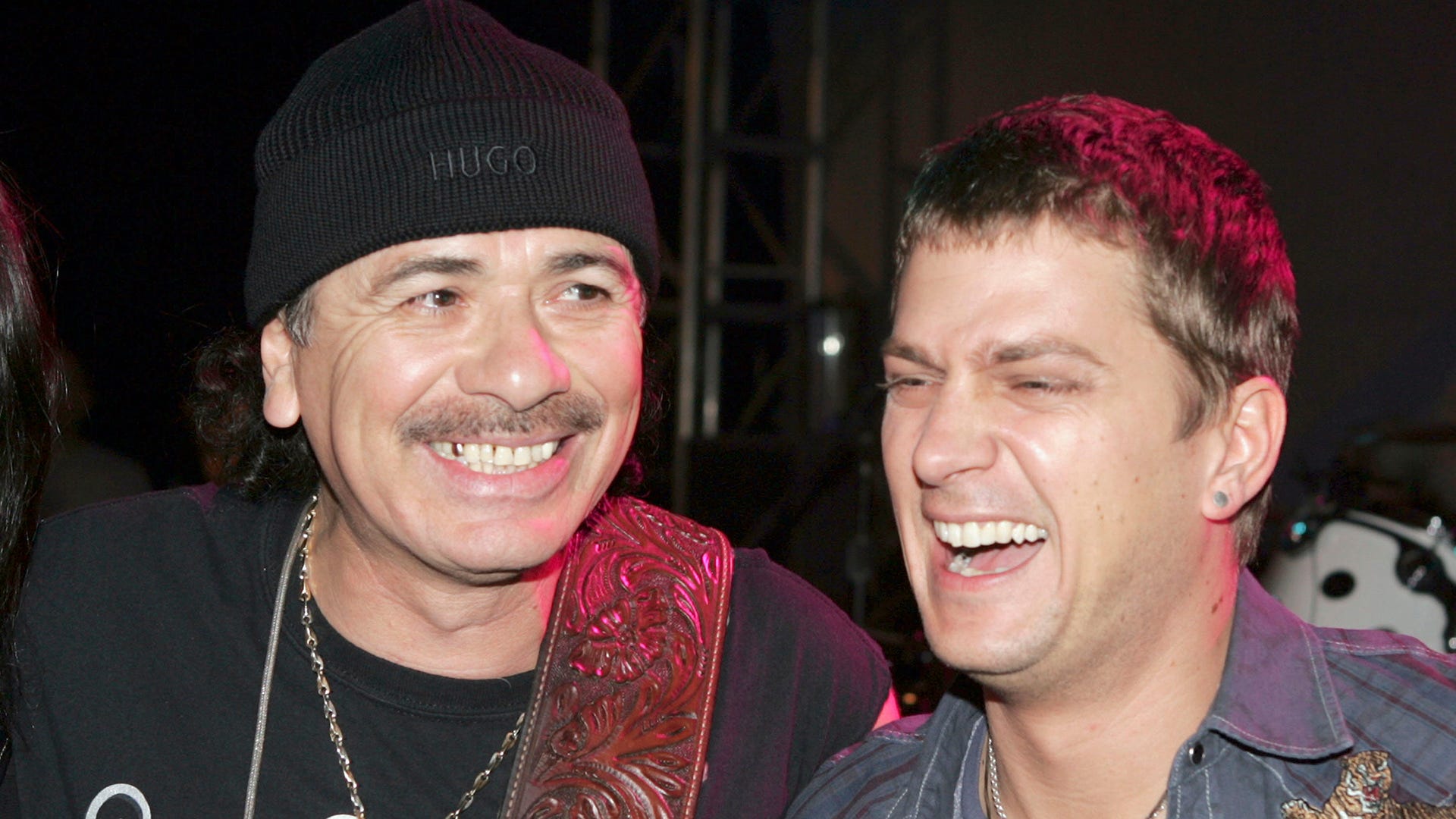 It's a hot one: Rob Thomas reunites with Carlos Santana after 22 years