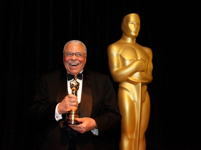 James Earl Jones with his honorary Oscar at the 84th Annual Academy Awards show at the Hollywood and Highland Center in Los Angeles, Calif., on Feb. 26, 2012.
