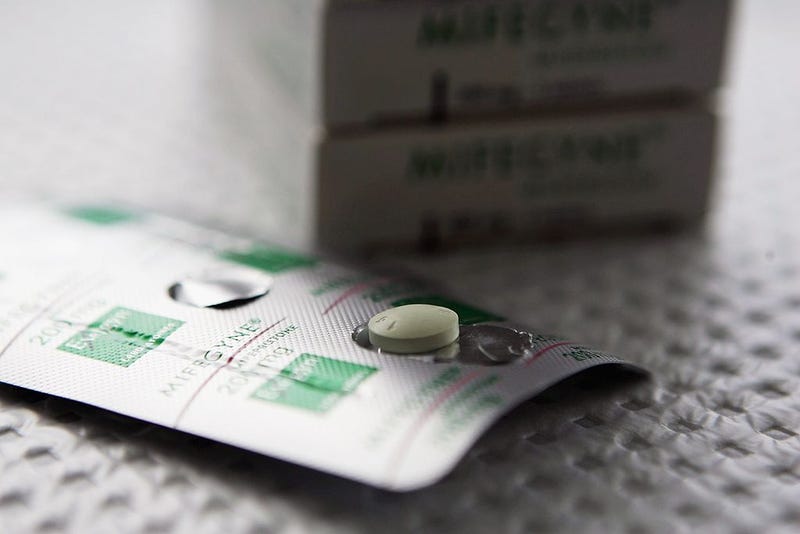 The abortion drug Mifepristone, also known as RU486, is pictured in an abortion clinic February 17, 2006 in Auckland, New Zealand.