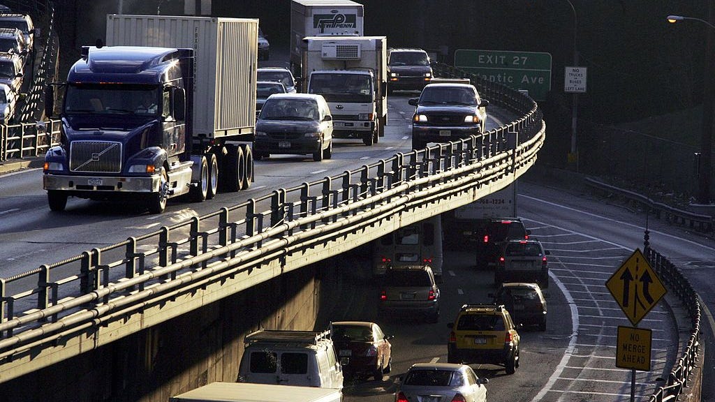 New, reduced-lane design for BQE stretch takes effect Monday