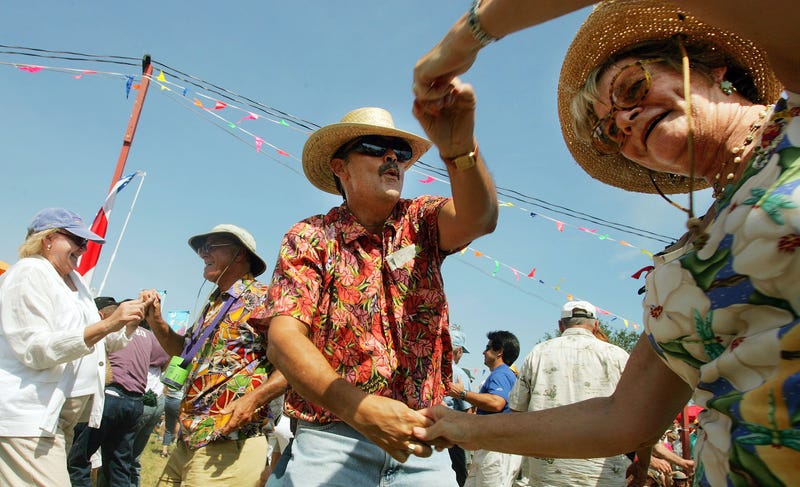 Jazz Festers dancing