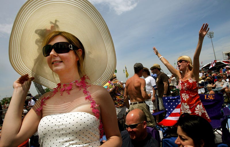 Jazz Fest revelers