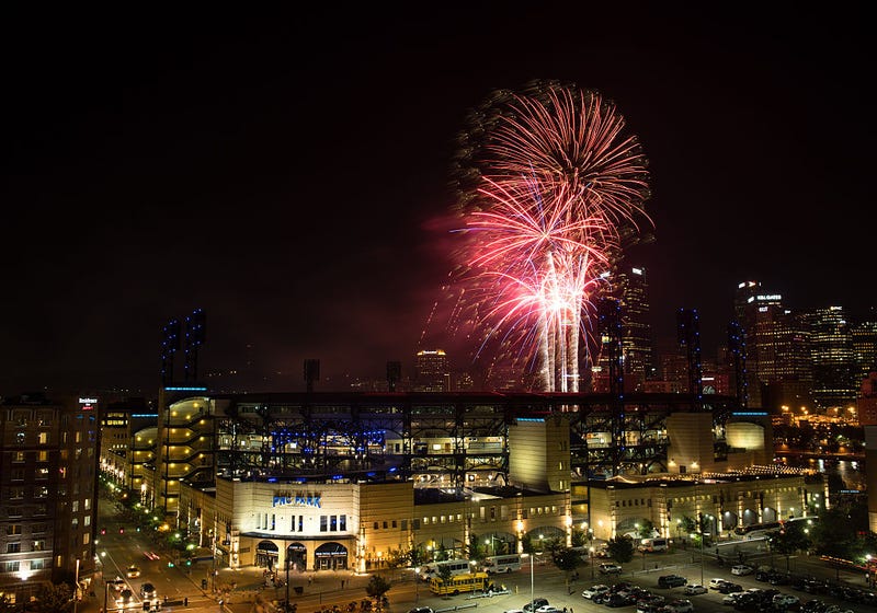 Fireworks at PNC Park