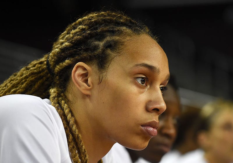 Brittney Griner #15 of USA Basketball Women's National team waits to be introduced for the game at Galen Center on July 25, 2016 in Los Angeles, California. 
