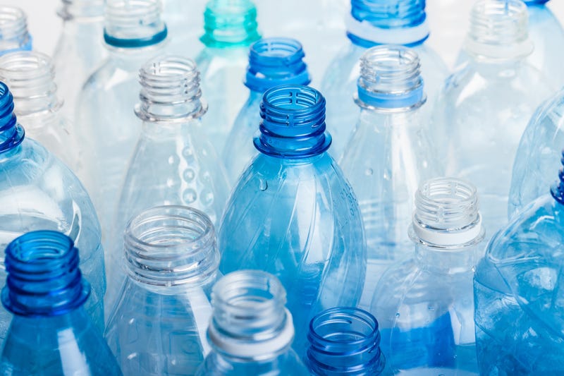 Plastic water bottles 