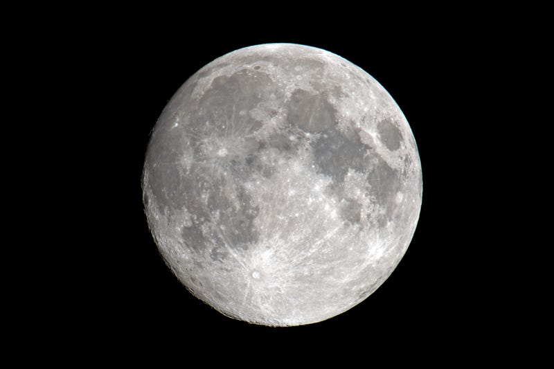 The moon.