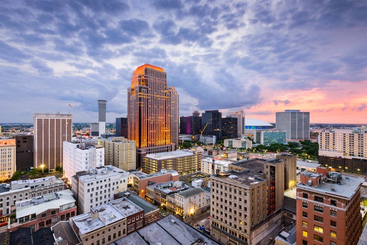 New Orleans skyline 