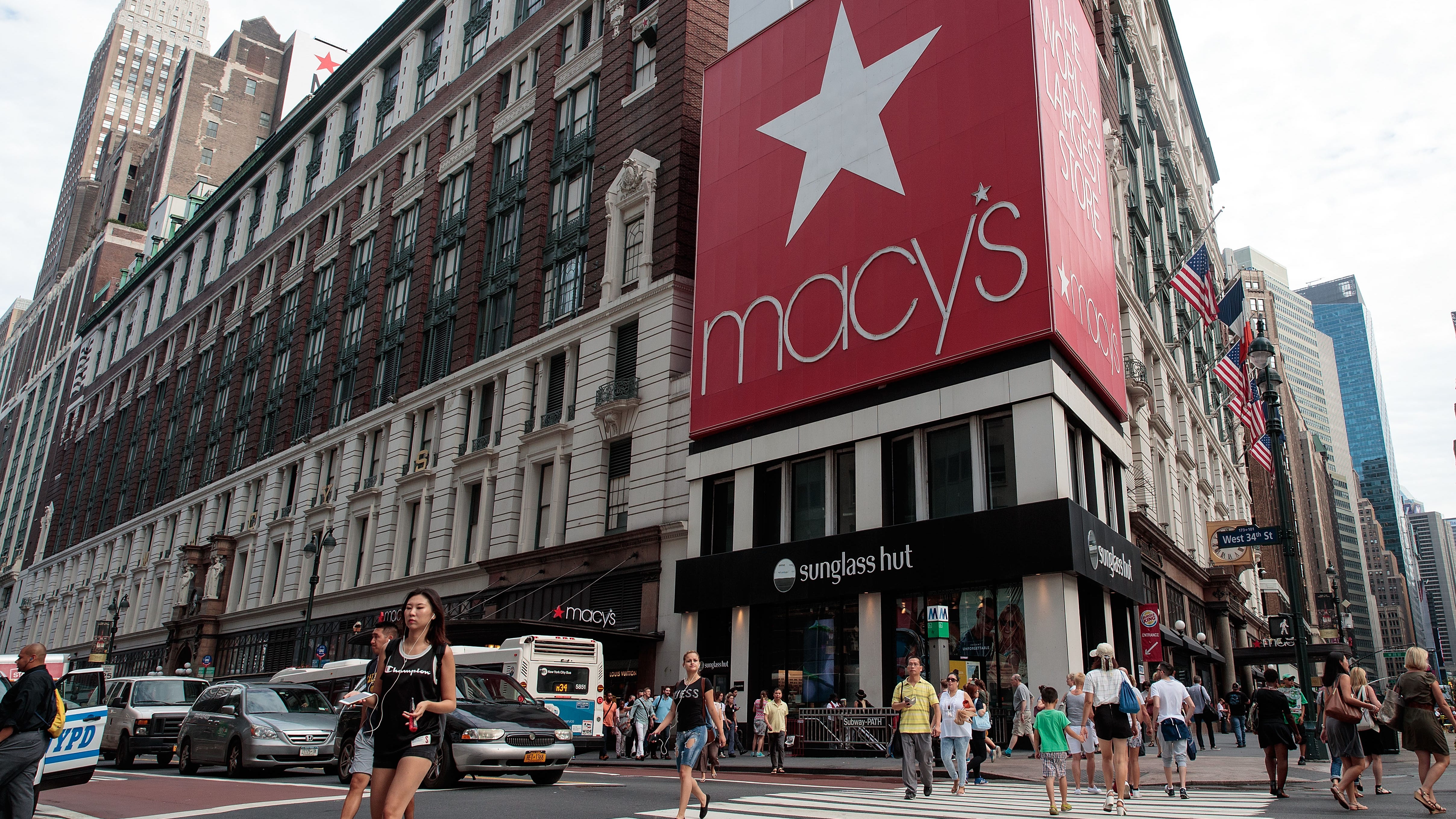 Macy's sues to keep Amazon ads off billboard above flagship store