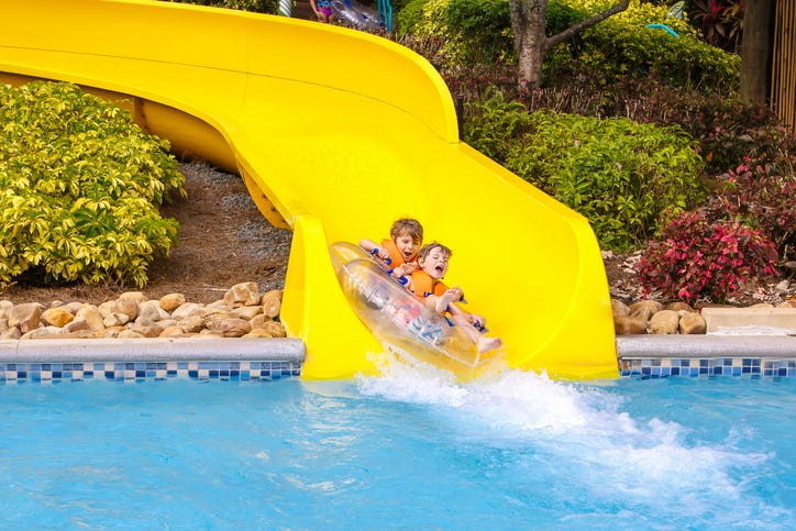 water slide