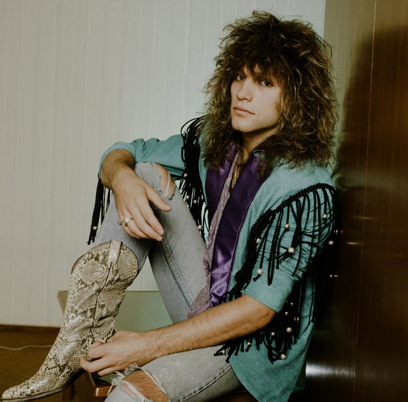  Jon Bon Jovi photo session at hotel in Tokyo, April 1985