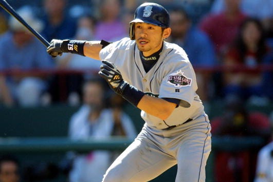 Ichiro Suzuki is one of the greatest hitters in MLB history. 