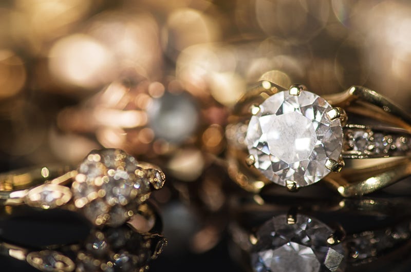 Gold and diamond jewelry