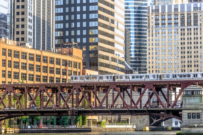 Downtown Chicago. 