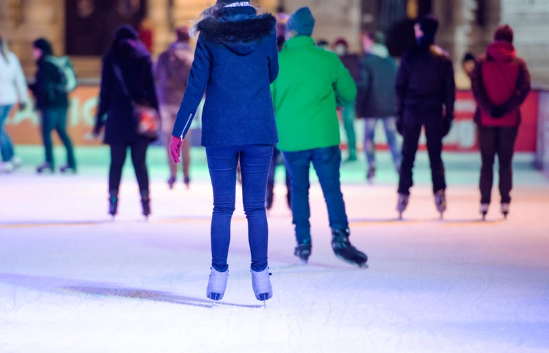 People ice skating