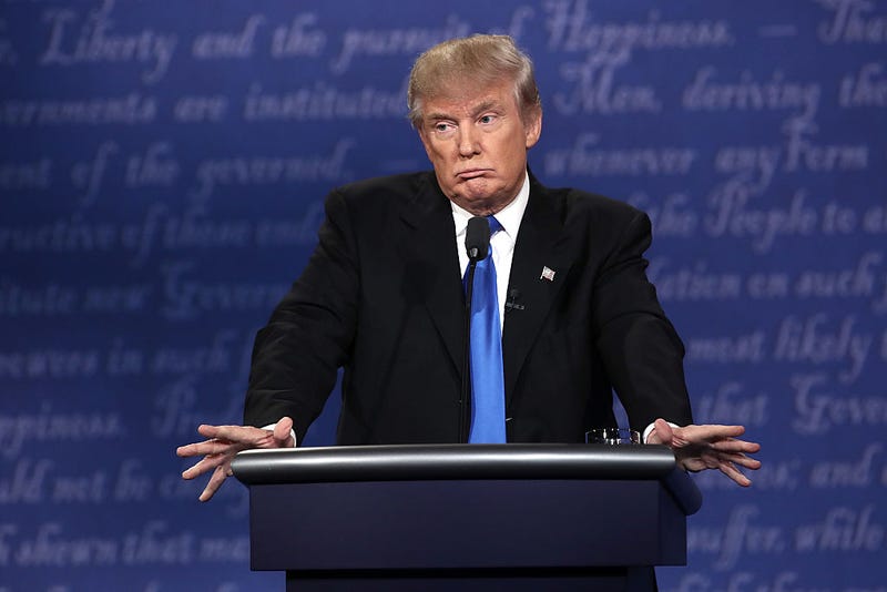 Donald Trump Frowning