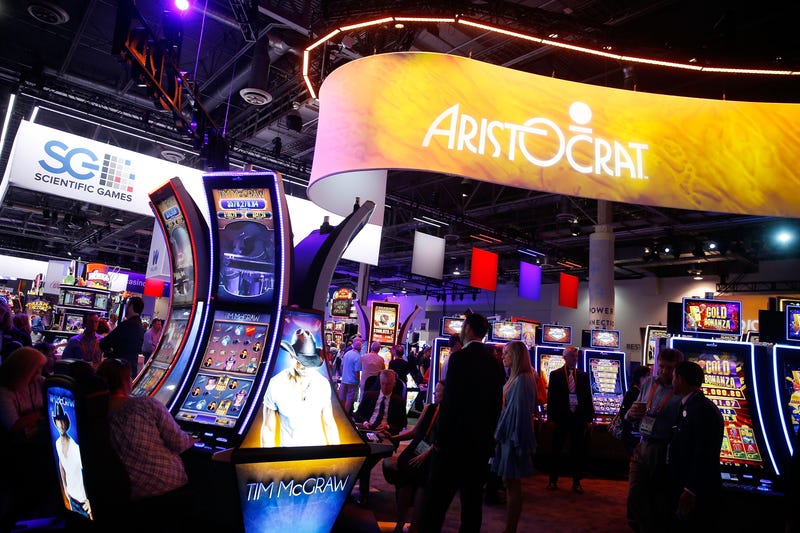 The tradeshow floor is pictured during Global Gaming Expo 2016 at the Sands Expo and Convention Center on September 27, 2016 in Las Vegas, Nevada.