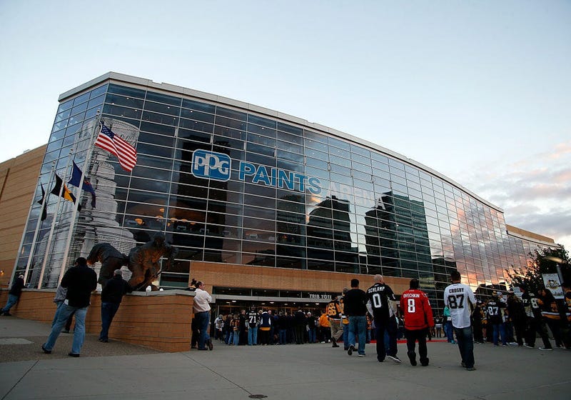 Fans enter PPG Paints Arena