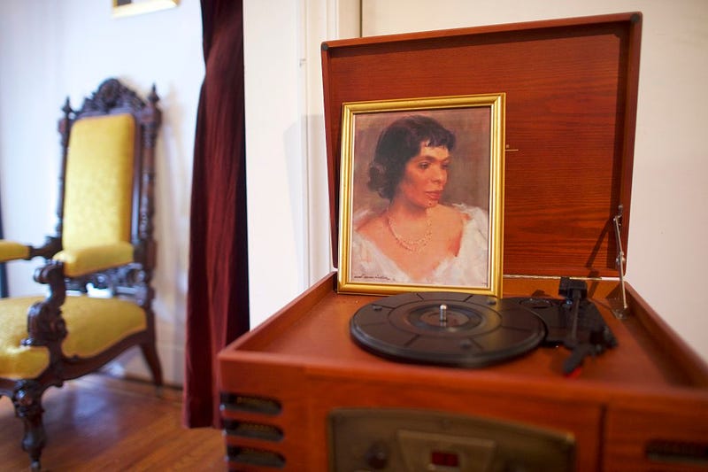 Artifacts of Marian Anderson at museum