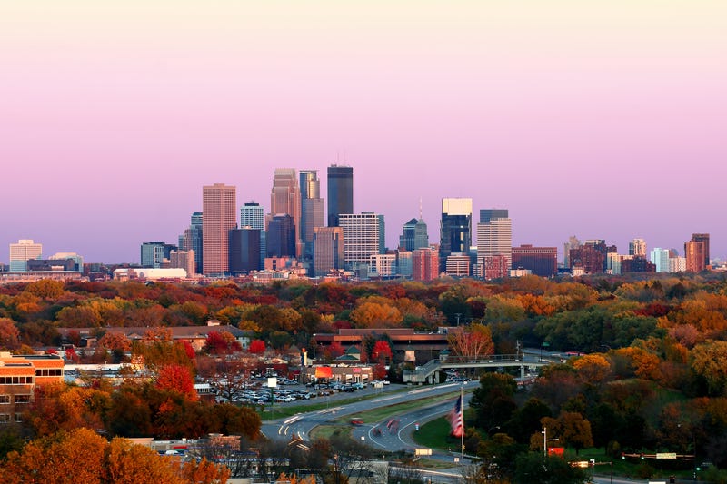 Minneapolis skyline.
