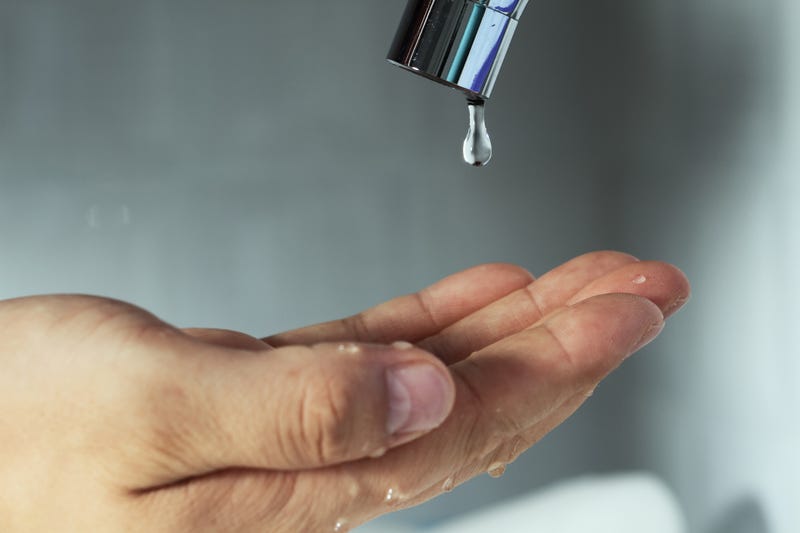 water washing hands