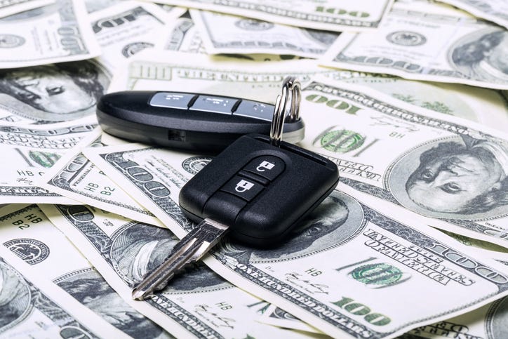 car key money