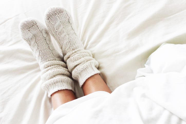 Sock In Bed