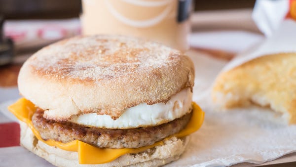 Passenger fined $1,874 for undeclared McMuffins in luggage