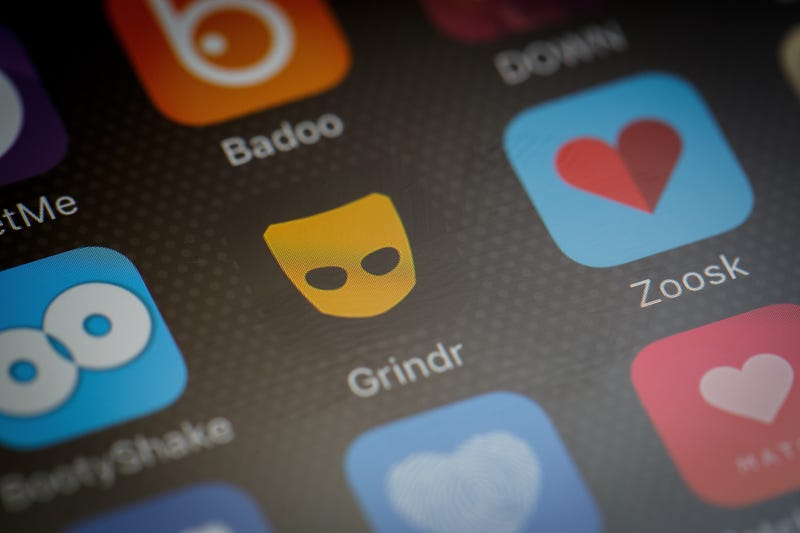 The "Grindr" app logo.