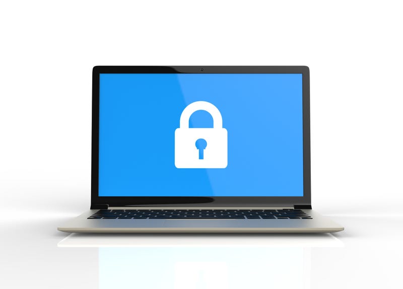Computer lock screen.
