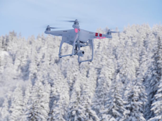 Drone snow