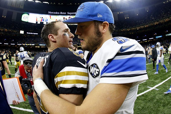 Drew Brees, Matthew Stafford