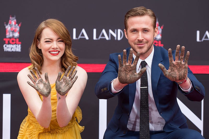 Emma Stone and Ryan Gosling