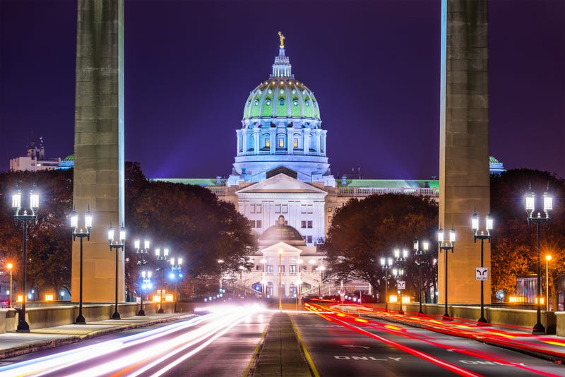 The Pennsylvania State Capitol.