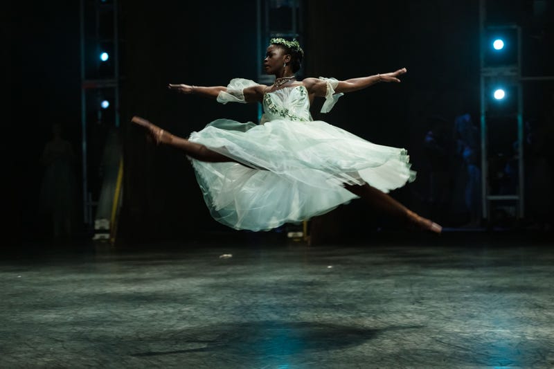 Michaela DePrince performs 'Giselle' with the English National ballet at the Coliseum on January 13, 2017 in London, England.