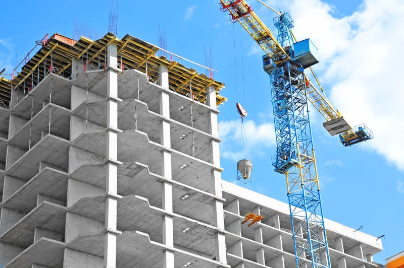 Building under construction.