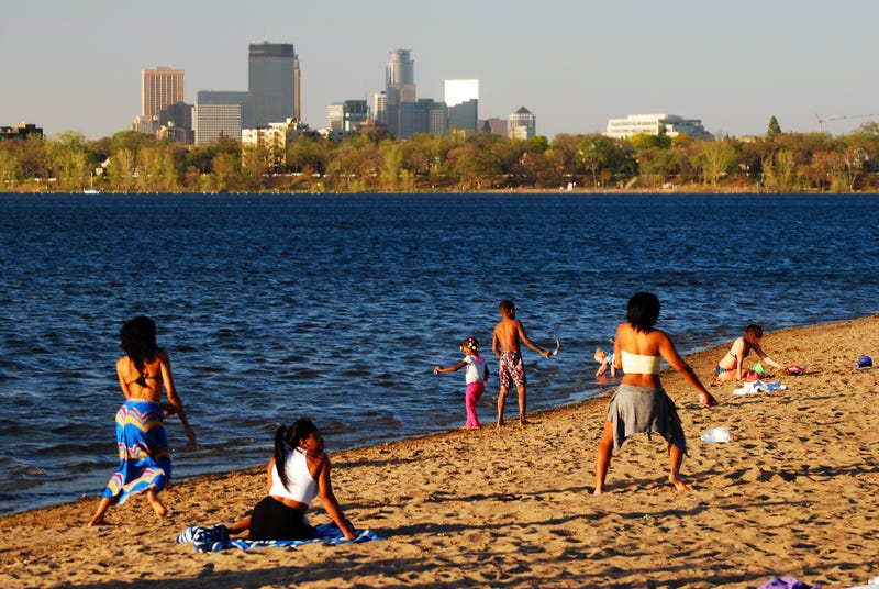 Another good lake day in Minneapolis with some serious heat and humidity. But some evening storms may disrupt your plans, especially those planning participate in the Aquatennial Torchlight Parade.