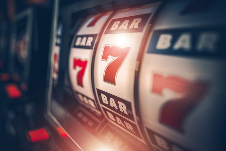 Casino slot machine. 
