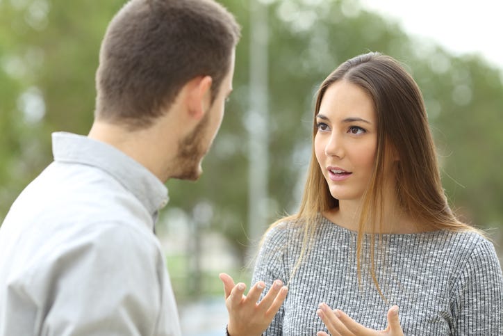 Couple Talking