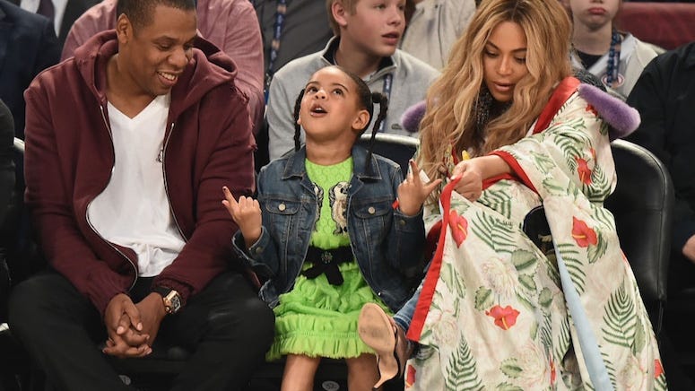 Beyoncé and Jay Z's daughter Blue Ivy shows off her serious makeup skills