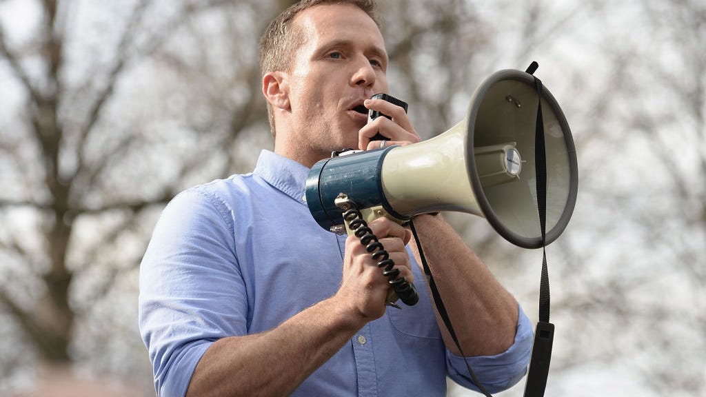 Former Missouri Gov. Eric Greitens officially announces bid for US Senate
