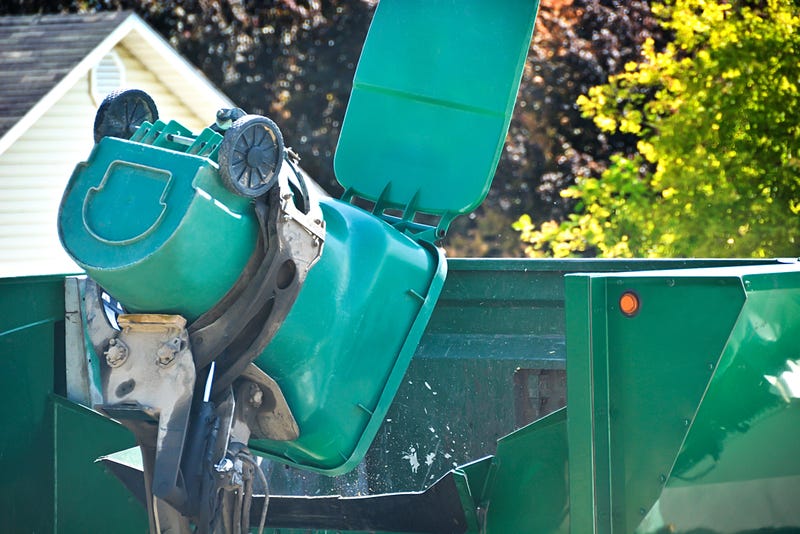garbage truck trash collection