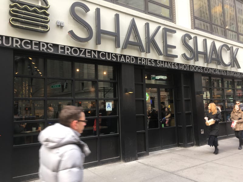 Shake Shack near Herald Square in Manhattan.