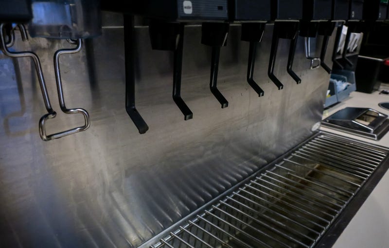 Soda fountain switches. 